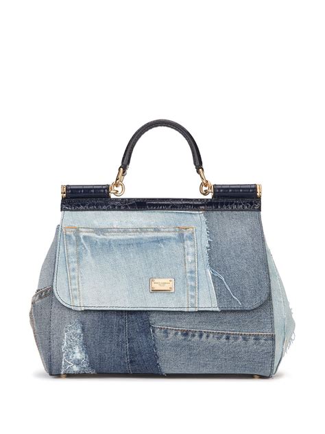 dolce & gabbana denim bag|dolce and clemente's online store.